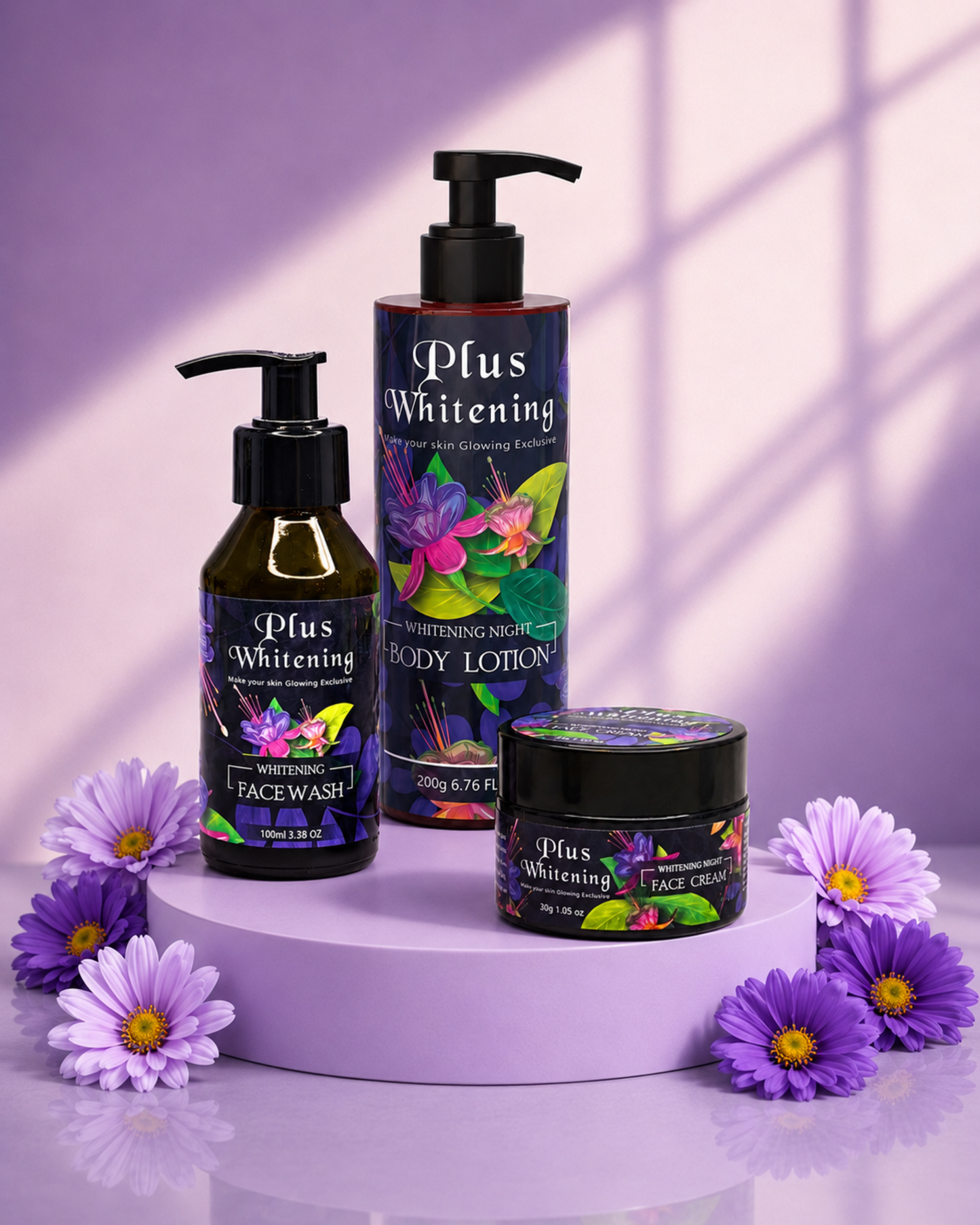 Plus Whitening Night Radiance Set