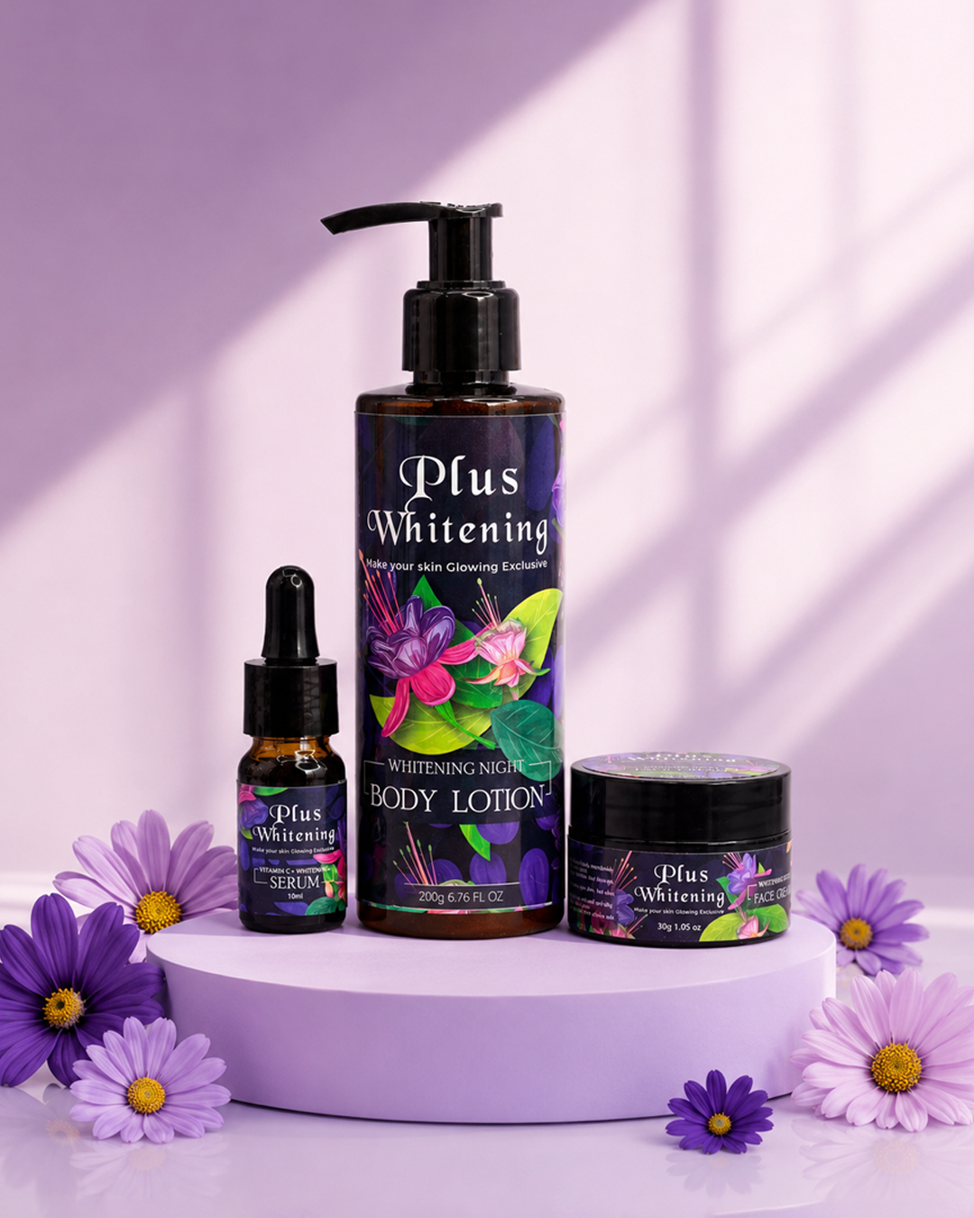Plus Whitening Night Cream Set