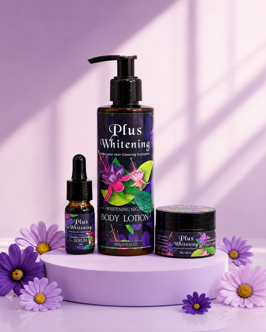 Plus Whitening Night Cream Set